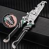 1Pc Multifunctional Foldable Thickened 18-in-1 Wire Stripping Pliers,