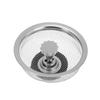 Слив для отходов Чистка Нержавеющая сталь Заглушка для волос и пищи Дуршлаг Пробка Фильтр Корзина Раковина Слив
