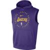 Dri-Fit Nba Los Angeles Lakers Spotlight Loose Sweat-Wicking Sleeveless Hoodie Men Hoodies Purple HJ9173-504