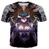 2024 новая футболка Overlord Albedo Fashion 3D Printed для мужчин и женщин, новая повседневная уличная одежда с коротким рукавом, унисекс, свободная одежда