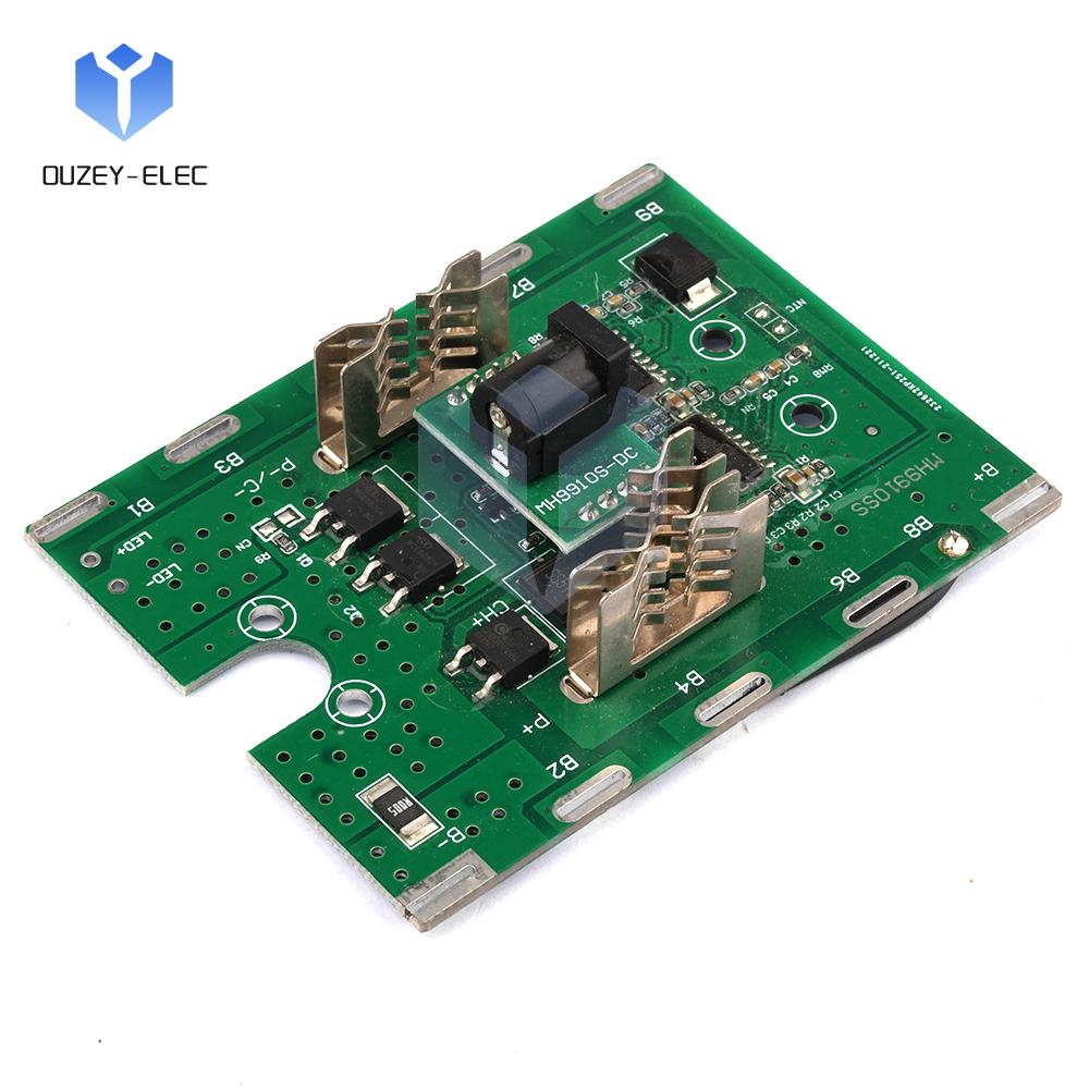 10S Lithium battery Charge/Discharge Protection Board BMS With Temperature Control For Power Tools