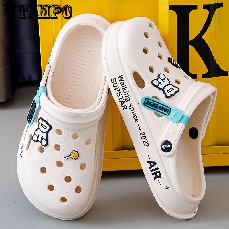 Модные удобные дышащие классные тапочки Quick Step, пляжная обувь, тапочки с сумкой, сандалии