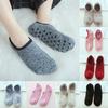 1Pair Women Girl Socks Winter Warm Fleece Floor Socks Indoor Anti-skid Boat Socks Short Solid Warm Slippers Socks