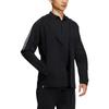 Adidas Tailored Jacket With Striped Applique And Zip Front Men Outerwear Deep-Black HG1666