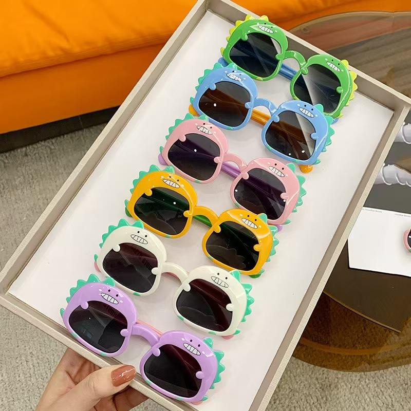 Крутые Милые Детские Солнцезащитные Очки Новинка Креативные Животные Солнечные Очки В Форме Динозавра Для Выпускного Вечеринки Очки Для Детей