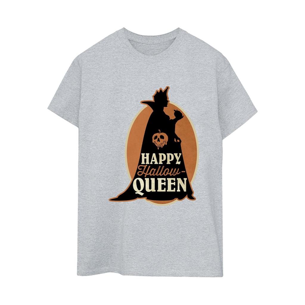 Disney Womens/Ladies Villains Hallow Queen Cotton Boyfriend T-Shirt