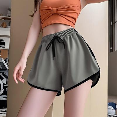 Быстросохнущие Прохладные Шорты Женские Весенне-летние Непрозрачные Маленькие Спортивные для Бега Тенниса Фитнеса Тонкие Штаны для Йоги