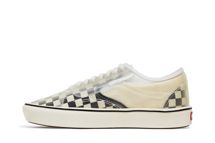 Men's Sneakers Vans ComfyCush Slip-Skool 'Checkerboard - White'