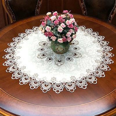 Обеденный стол Cover Скатерть Home Festival Lace Round