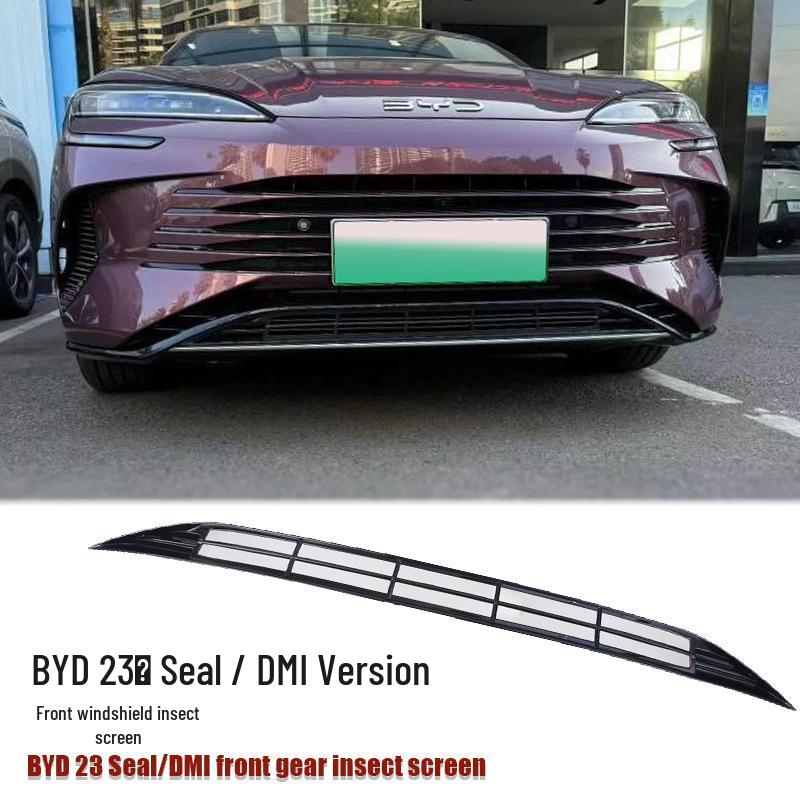 Декоративные наружные детали для BYD Seal/DMI 2023 года: Сетка от насекомых на лобовое стекло, Покрытие из запеченного АБС-пластика