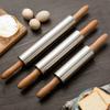 Dough Rolling Pin Durable Non-stick Ergonomic Handle Portable Pizza Roller Pastry Baking Tool for Restaurant