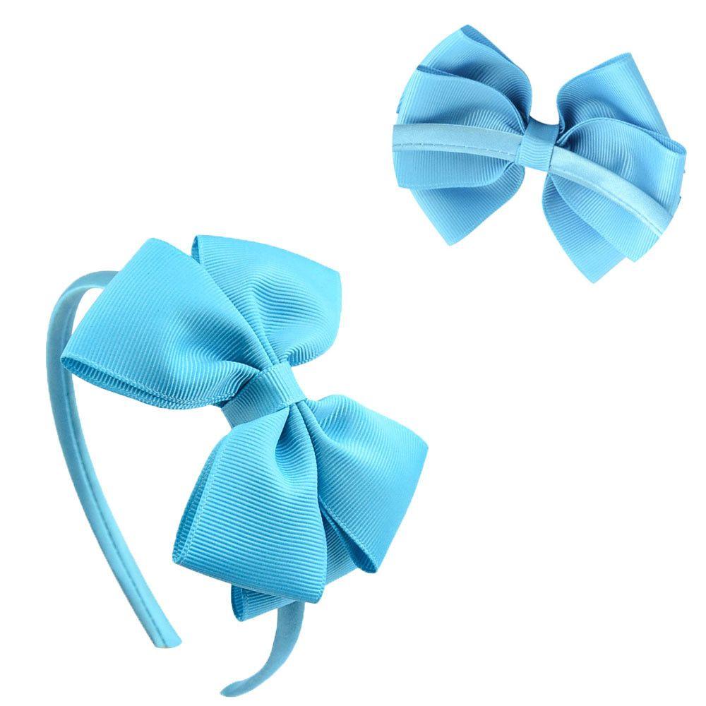 Цветной атласный бутиковый тиара Детские аксессуары для волос Ленточные повязки на голову Бант Повязка на голову Головной убор Обруч для волос