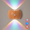 Modern Smart Home Decor USB Rechargeable Neon Rgb Night Lights Wireless Magnetic Motion Sensor Stairways Bedside LED Wall Lights