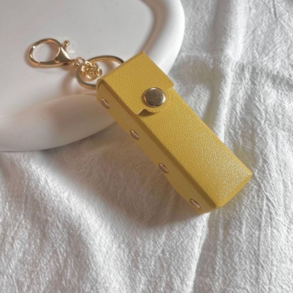 Waterproof Lipstick Bag With Keychain Lipsticks Protective Cover Mini Lipstick Pouch Travel