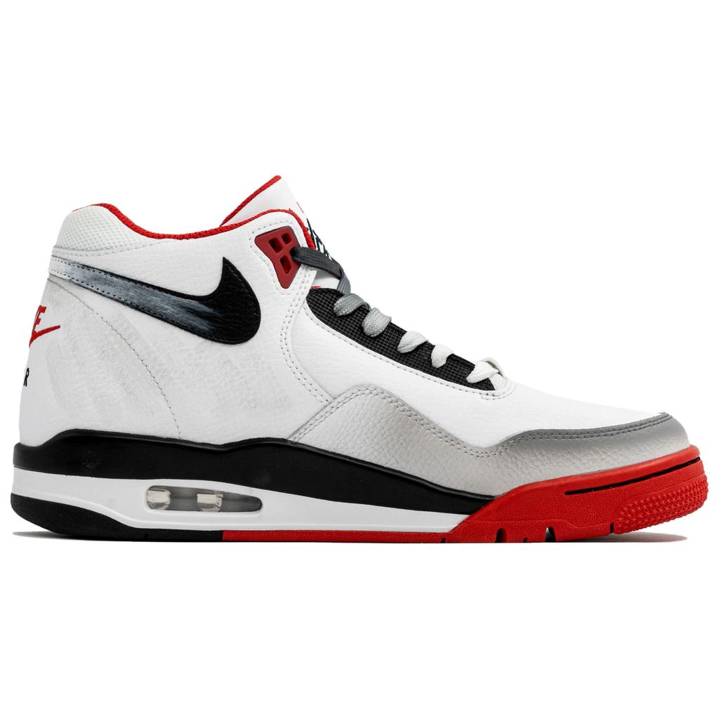 Nike Flight Legacy Kaleidoscope, Flowing, Shopping Bag Abrasion Resistant Mid top Vintage Basketball Shoes Unisex BQ4212-100(Team1023-S-BOX)