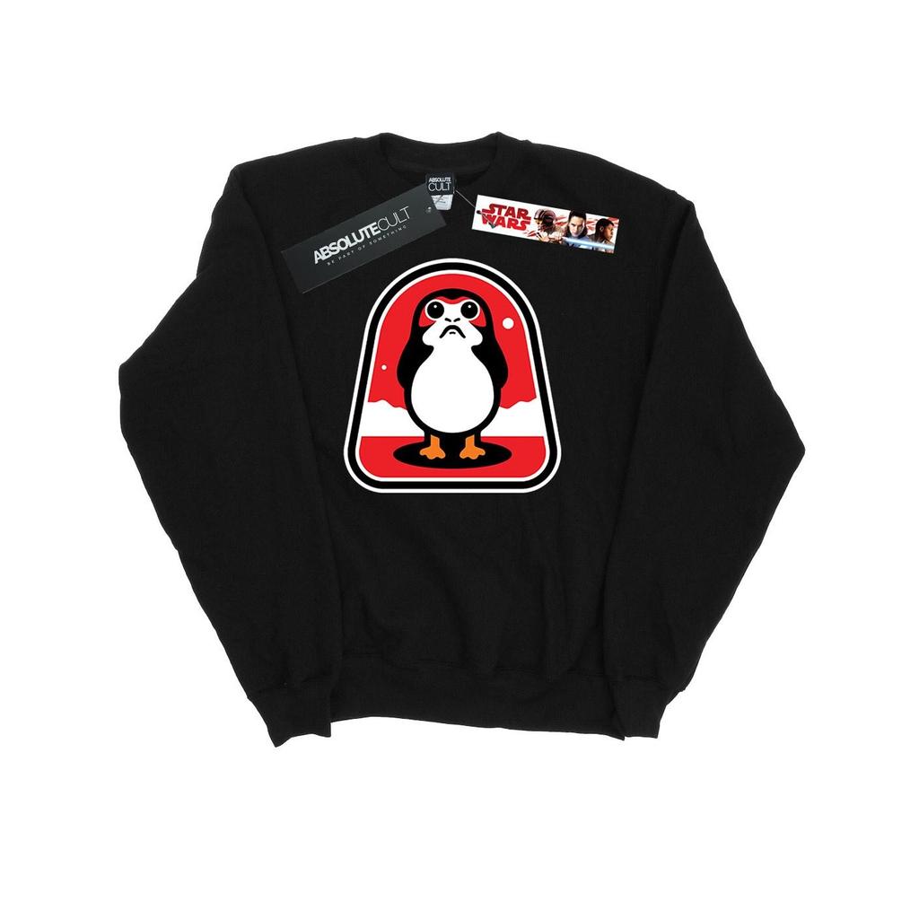 Star Wars Mens The Last Jedi Porgs Badge Sweatshirt
