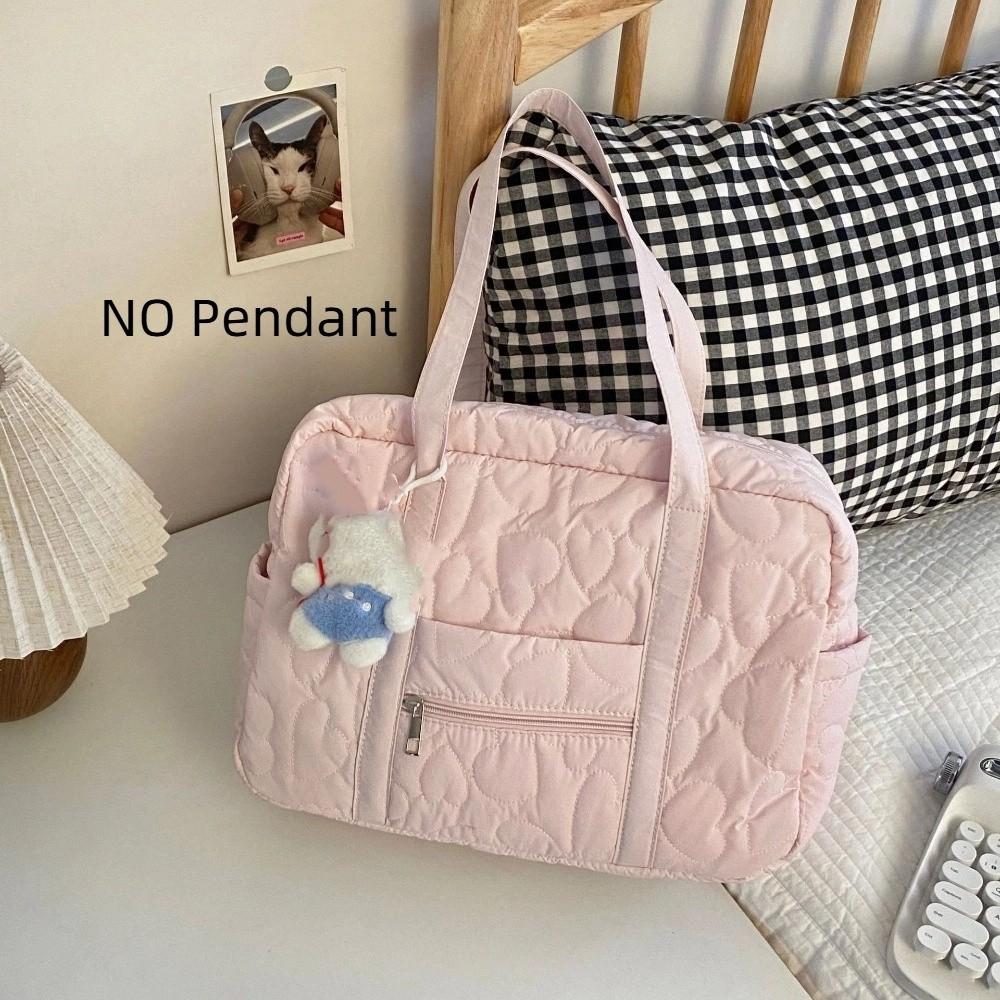 Korean Style Travel Luggage Bag Heart Travel Storage Bag Sweet Makeup Pouch Bag Outdoor