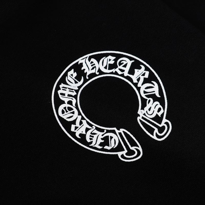 816 CHROME HEARTS 2026 Осень-Зима Новая Классическая Толстовка с Капюшоном Большого Размера с Логотипом, Подходит для Ношения Парами
