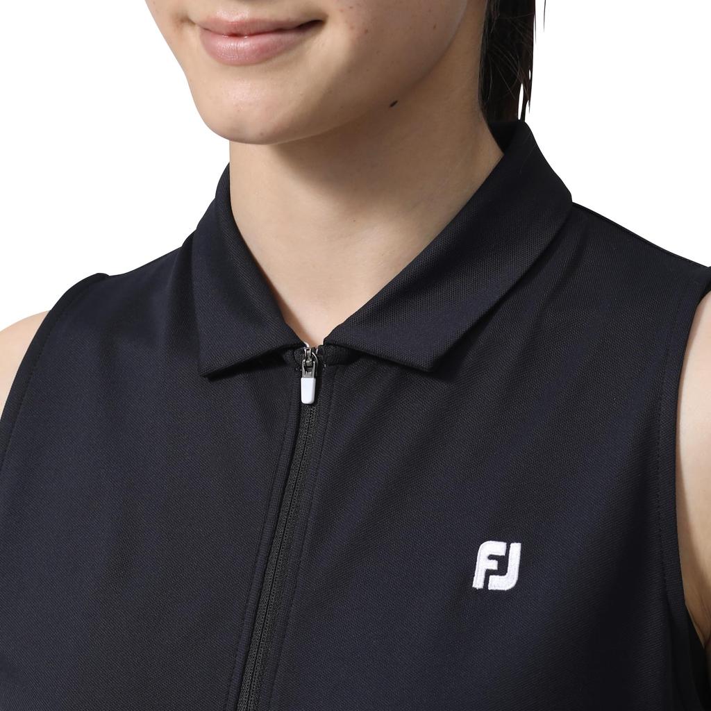 Женский комбинезон без рукавов FootJoy, черный, размер L, FJW-S24-S12, 81963-L
