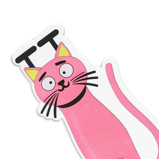 Cute Cat Bookmarks Acrylic Creative Page Marker Reading Companion Cat Bookmark Gift for Bookworms Students Teachers