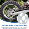 T8F 64T Sprocket, 54mm 4 Hole High Strength Steel Mini Motorcycle Sprocket for 47cc 49cc Mini Motorcycles ATV Quad Dirt Pit