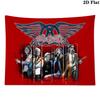 Постер Группы Aerosmith Настенный Гобелен Эстетичный Настенный Подвес Печатная Тканевая Покрывало Декоративные Гобелены для Спальни Гостиной Домашний Декор