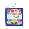Baby Cloth Book Early Education Cognitive Toys Chinese And English 2-In-1 Palm Book 4 Pages 8 Sides Baby Cloth Book With Sound Paper Bag