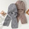 Winter Knitted Hat and Scarf Set