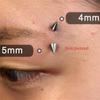 New Trendy Body Jewelry Silver Color Fake Piercing Eye Arc Ring Stainless Steel Fake Nose Ring