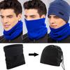 Polar Fleece Thermal Neck Warmer Winter Sports Gaiter Face Mask Snood Hat Scarf