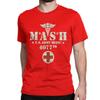 Новинка MASH 4077 Алан Алда Война 4077-й Футболка Мужская Женская Круглый вырез Хлопковые футболки M*A*S*H Футболки с коротким рукавом Подарок Одежда