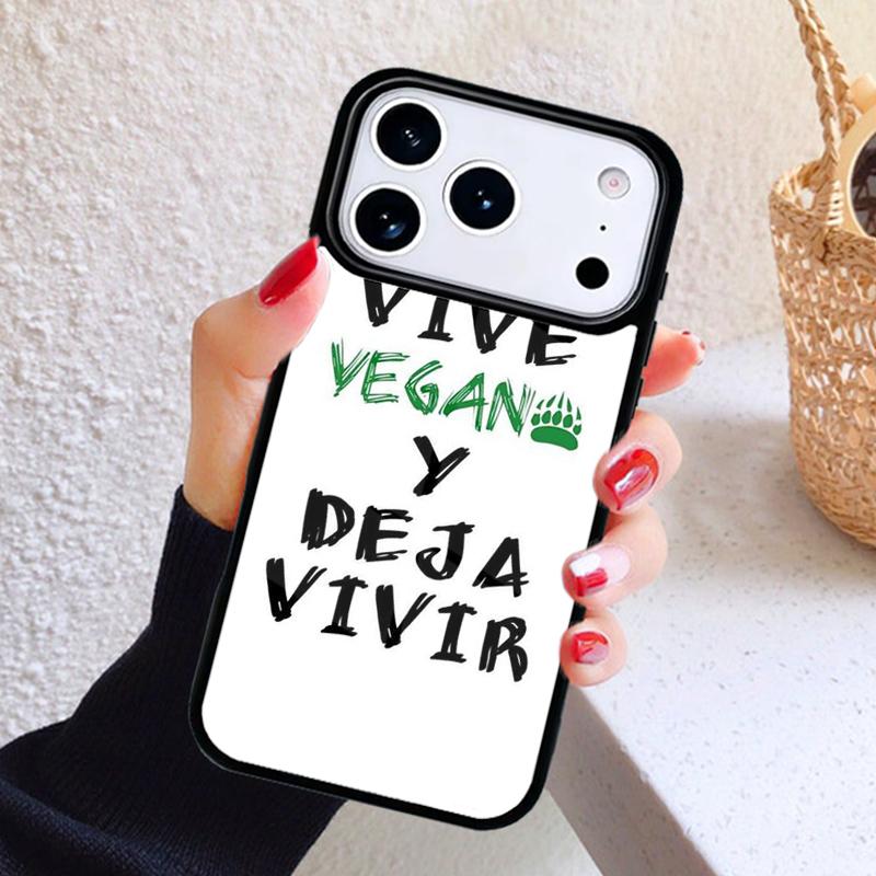 ВЕГАНСКИЕ ЦИТАТЫ ЛЮБОВЬ К ОВОЩАМ Чехол для телефона для iPhone 17 Air 16 15 14 13 12 11 Pro Max Plus