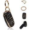 Чехол для ключа автомобиля Пномпень с подвеской в виде пружинного кольца и D-образным брелоком для ключей для BMW и Jeep.