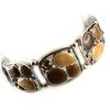 Les Trésors De Lily [F4251] - Brown 'Galets' Designer Bracelet