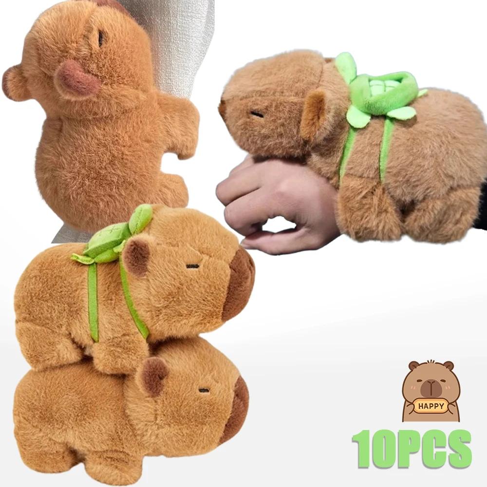 Capibara Clap Circle Toys Slap Snap Wrap Браслет bracciale Capybara peluche Кольцо для рук Fun Pop Circles