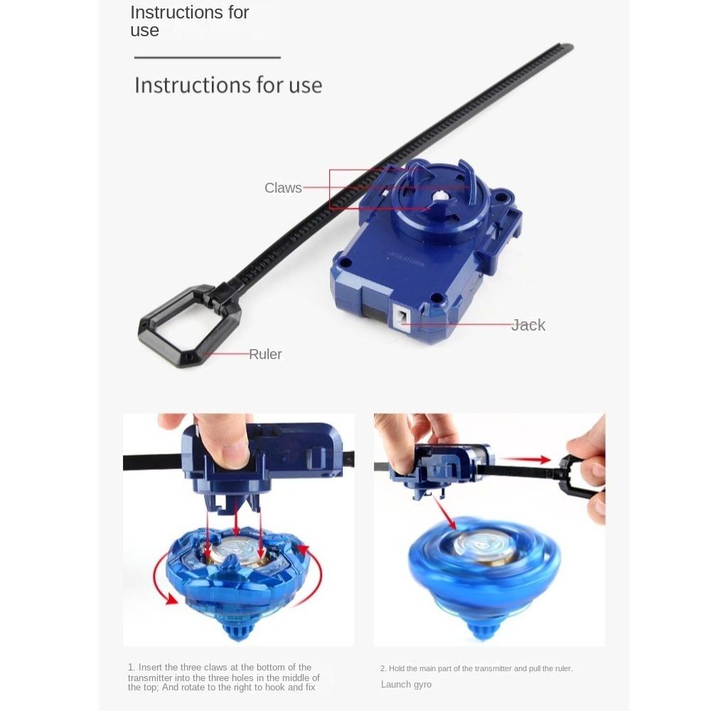 Spinning Tops Transmitter Handle Alloy Fighting Gyro New Combat Gyroscope  Children