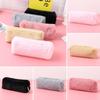Makeup Pouch Handbags Plush Pencil Case Large Capacity Pencil Bag Stationery Pen Bag Solid Color
