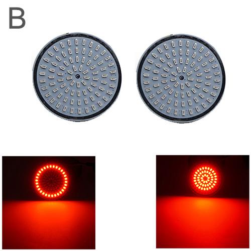 Bullet Turn Signal Indicator Light Lamp 1156 1157 LED Inserts Light for Motorcycle Harley Touring Sportster Glide Dyna FLSTF CVO