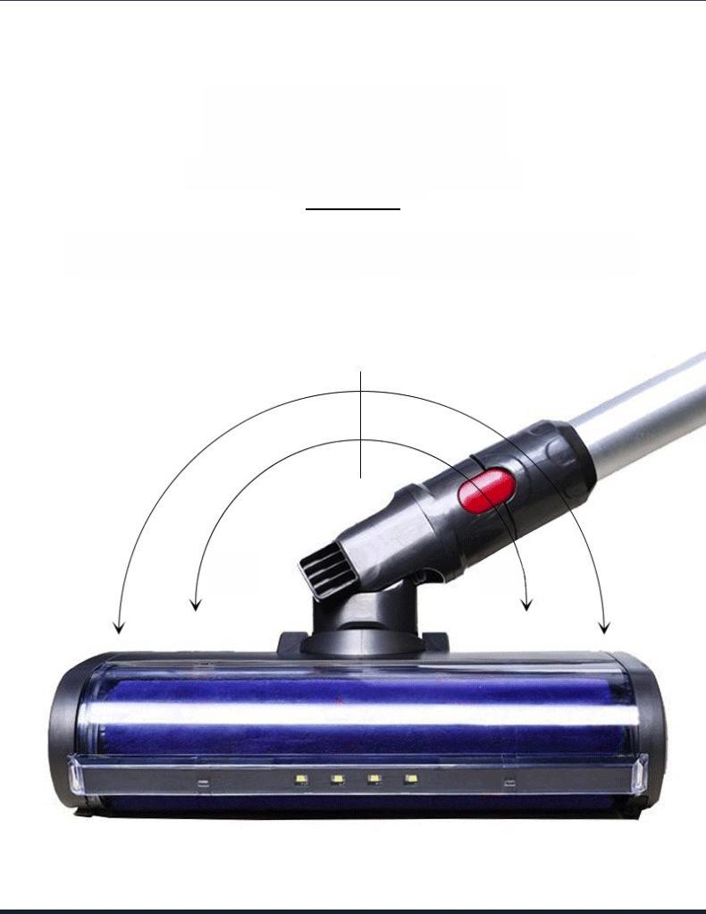 Совместимая электрическая всасывающая насадка для пола для пылесосов Dyson V6 V8 V10