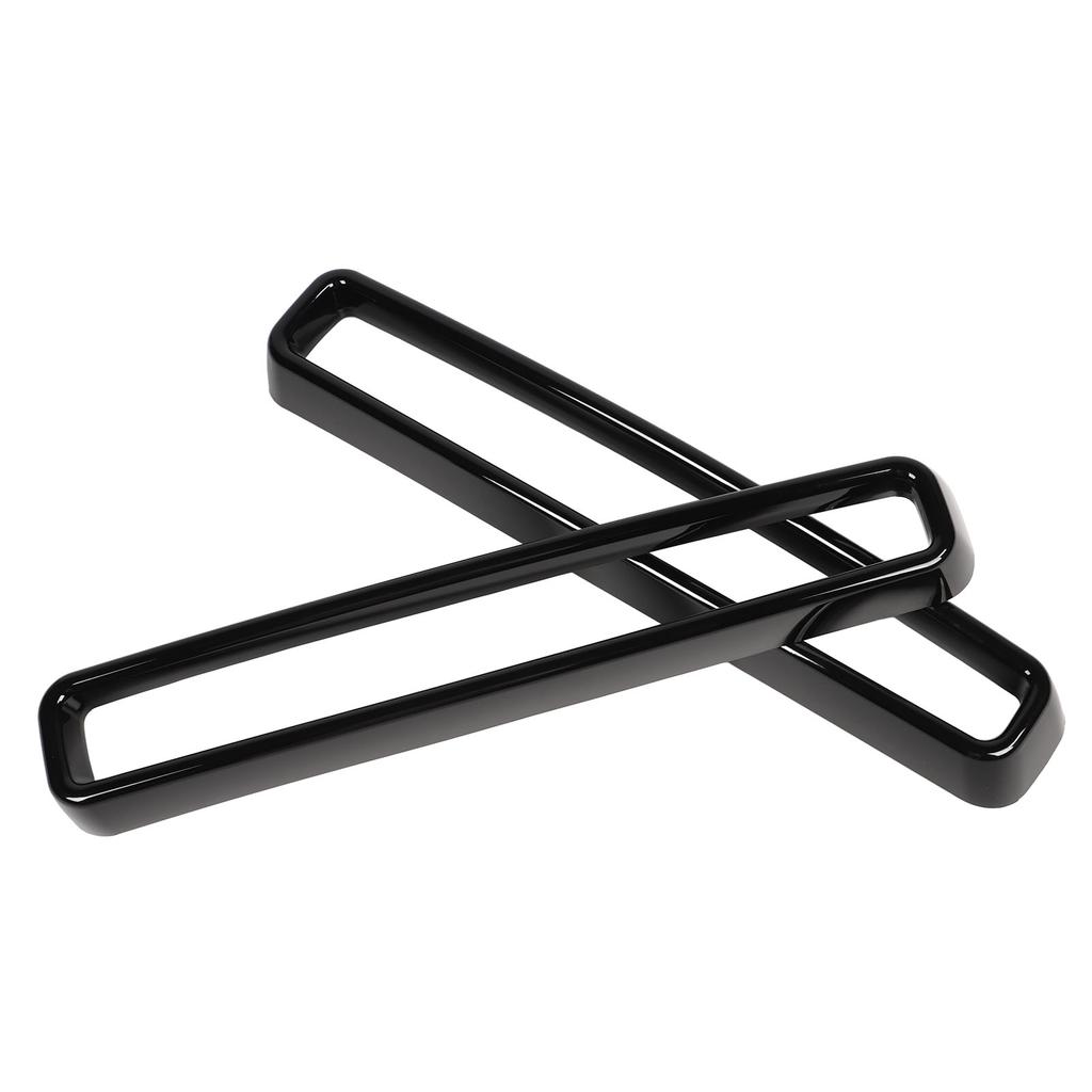 Защитные вставки на решетку радиатора Декорация Глянцевый черный Защитные вставки на решетку радиатора Накладка Прочный АБС-пластик Долговечный для