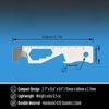 Многофункциональный брелок 10 в 1 EDC, многофункциональный инструмент, монтировка, открывалка для бутылок, отвертка, открывалка для коробок, резак для веревки и многое другое, ключевой инструмент EDC, разрешенный TSA