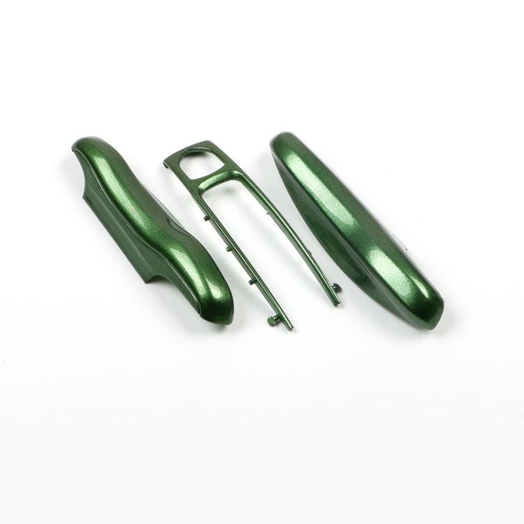 Fits Porsche Key Shell: New Cayenne, Macan, Panamera, 718, Taycan - Ice Raspberry Pink Matte Gray Solid Color