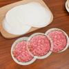 50/100/200/500PCS Disposable Hamburger Patty Separation Pads 11cm Round Hamburger Food Pads Paper Non-stick Oil Paper Baking Paper