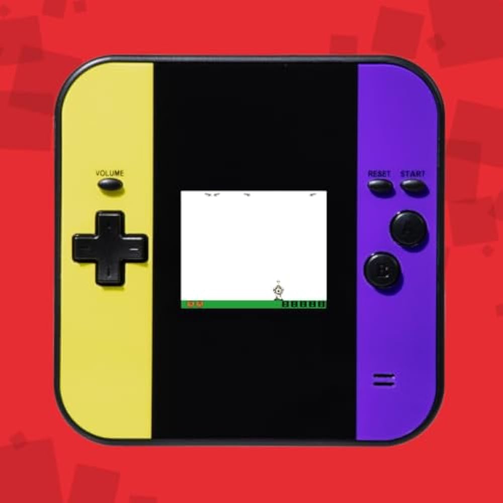 Вы можете сыграть в 8 разных игр! ИГРА ARK SQUARE Цветной ЖК-дисплей Портативная игровая консоль Квадратная Приблизит...
