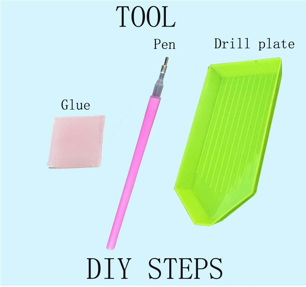 Набор для творчества, алмазная вышивка 5д, 30 на 30см