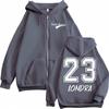 Rapper Paulo Londra Merch Zipper Hoodies Men Women Clothing Harajuku Hip Hop Zip Up Pullovers Fashion Casual Hooded Sweatshirts