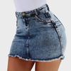 2024 Summer Sexy Women's Denim Skirt - One-Piece Hip Design