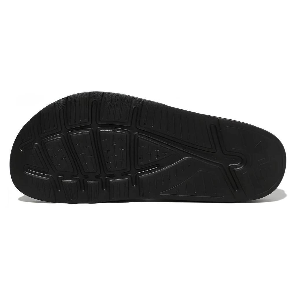 FILA Slick Slide Rubber Sole Slide Slippers Unisex Black Korean Style (Unisex) Slide Slippers 1SM01971F 001