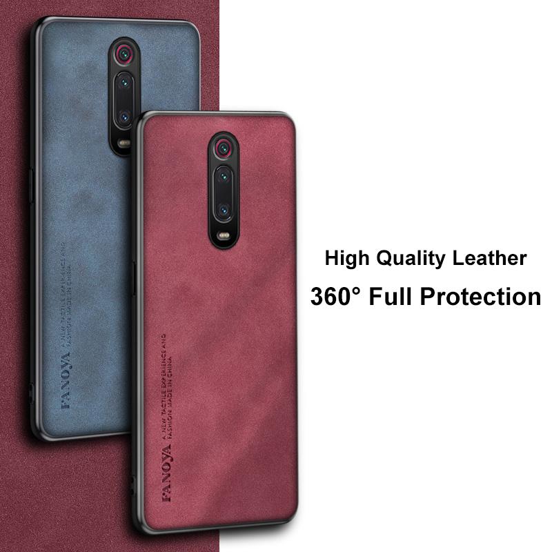 Роскошный чехол для телефона из искусственной кожи для Xiaomi Mi 9T Pro 9TPro Redmi K20 Pro K20Pro, деловой матовый силиконовый защитный чехол