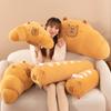 Dolphin Bakery Doll Baguette Croissant Transformed Into Capybara Plush Toy Long Sleeping Pillow Sofa Cushion